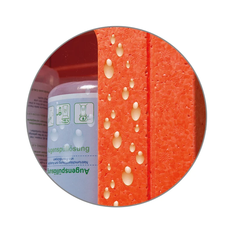 Actiomedic EYE CARE Medi2Protect TWIN I Augenspülstation – mit Sichtfenster und Wandhalterung