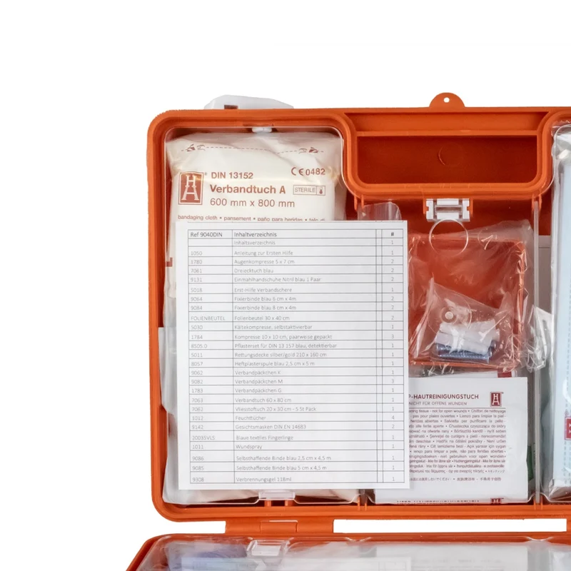 Detectaplast Erste-Hilfe-Koffer Medic Box Food XL, DIN 13157