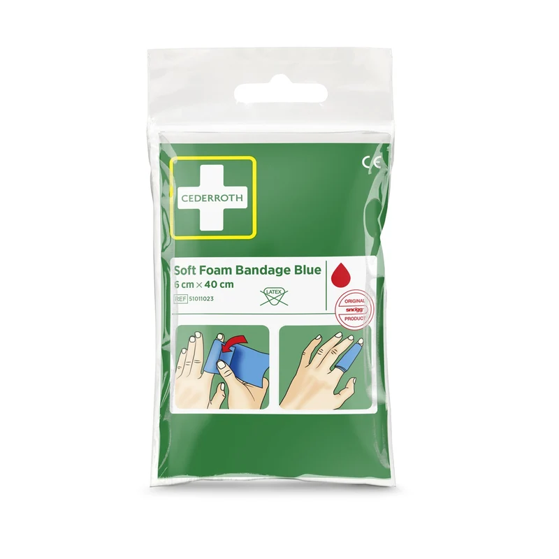 Cederroth Fingerverband Soft Foam Pocket Size, 6 cm x 40 cm