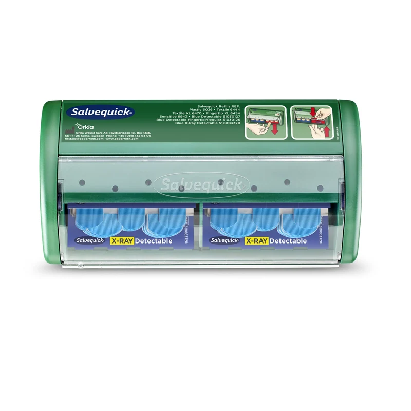 Cederroth Salvequick X-Ray Detectable Pflasterspender für die Lebensmittelindustrie
