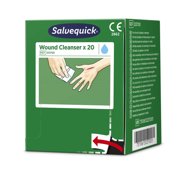 Cederroth Salvequick Wundreiniger, steril einzeln verpackt