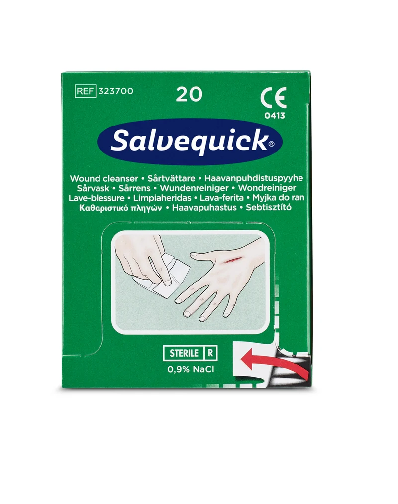 Cederroth Salvequick Wundreiniger, steril einzeln verpackt