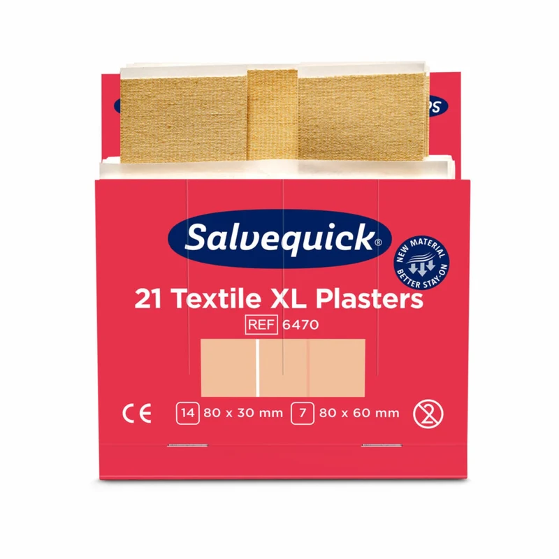 Cederroth Salvequick Textilpflaster XL, extra groß