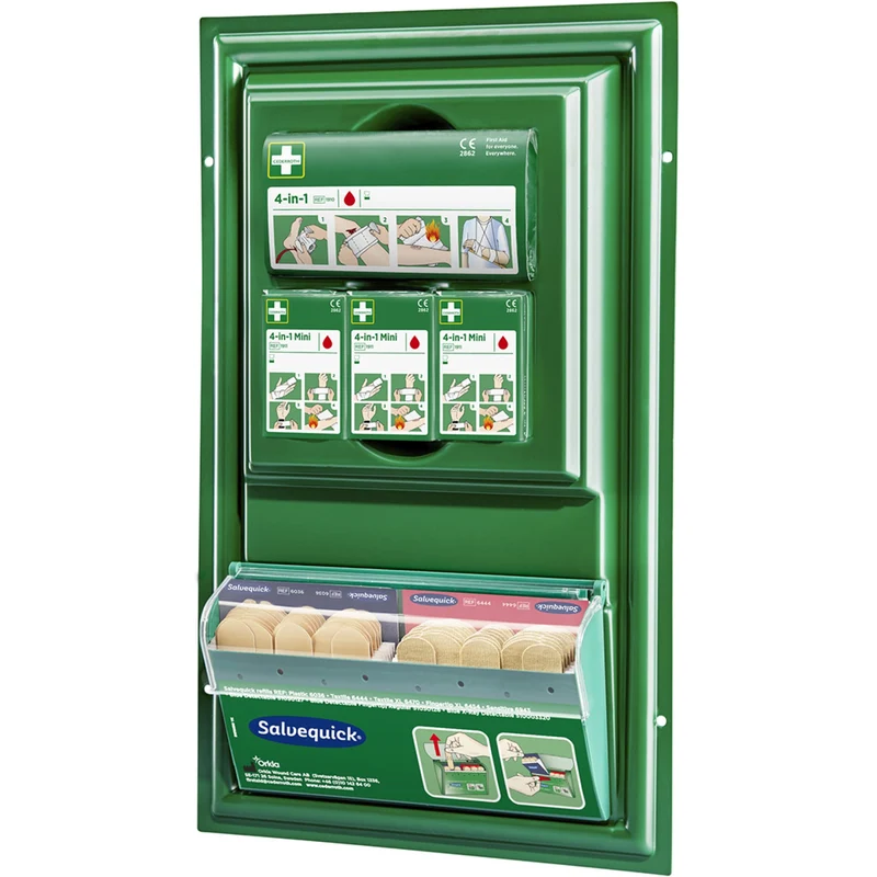 Cederroth Erste-Hilfe-Tafel mini mit Pflasterspender für kleine Räume