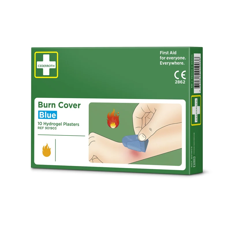 Cederroth Burn Cover Hydrogelpflaster für kleinere Verbrennungen