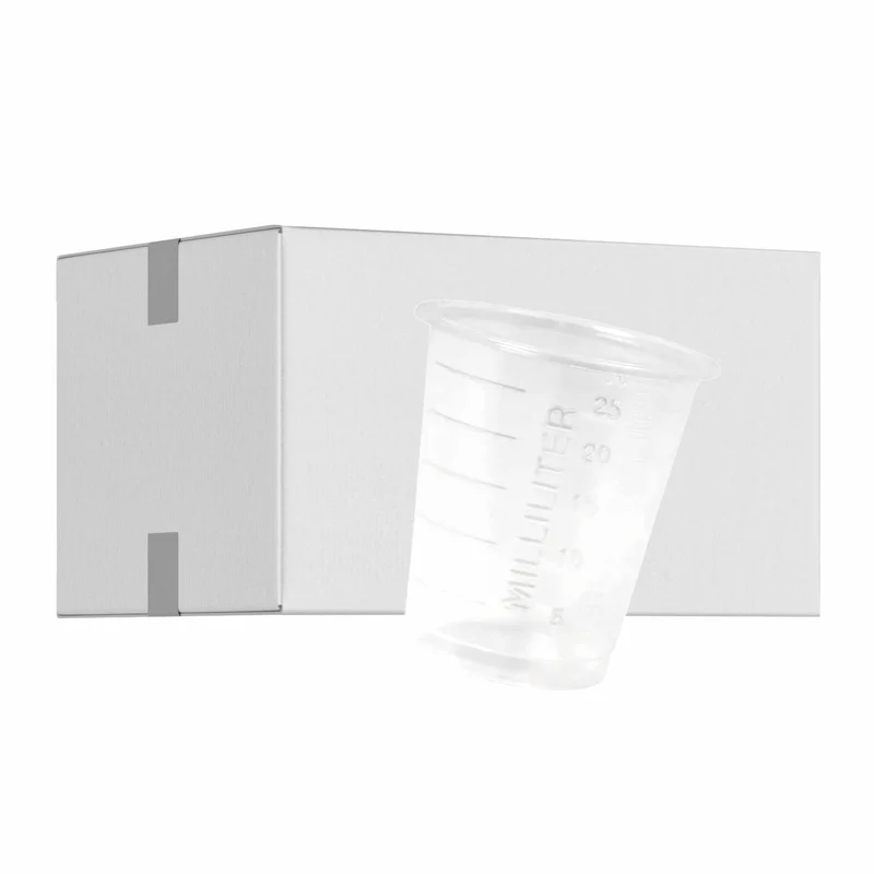 AMPri Med-Comfort Basic Einweg-Medizinbecher, 30 ml