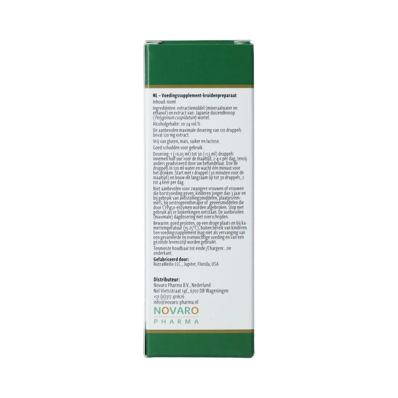 Nutramedix Japanse Duizendknoop 60.00 Milliliter
