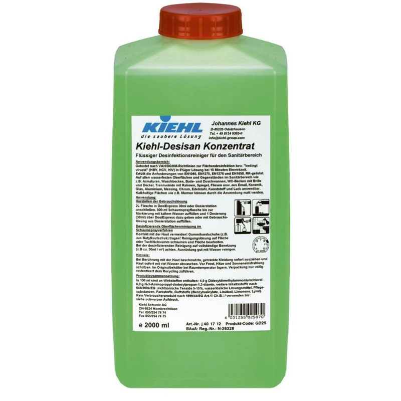Kiehl-Desisan Konzentrat Desinfektionsreiniger säurefrei