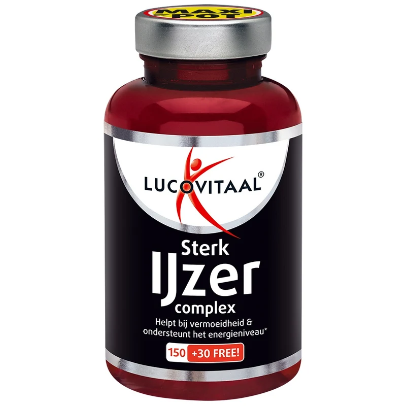 Lucovitaal IJzer Sterk Complex 180.00 Tabletten