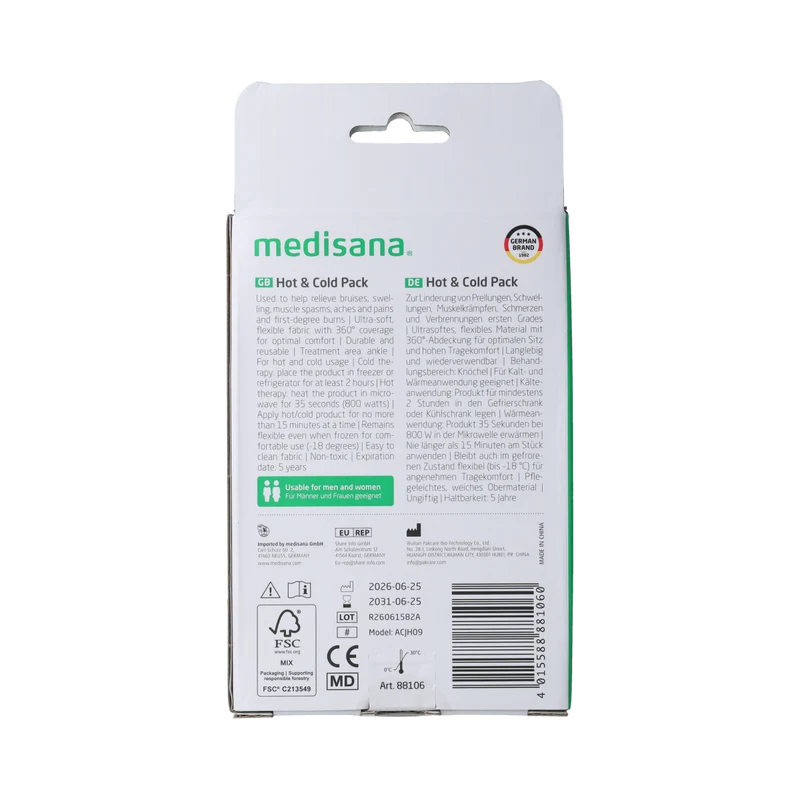 Medisana GP 106 - Hot & Cold Pack - Enkel 1.00 Stuks
