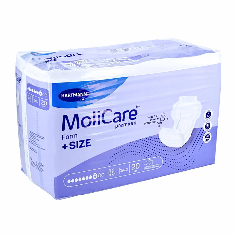 Hartmann MoliCare premium Form +SIZE Inkontinenzeinlage, 8 Tropfen, extragroß