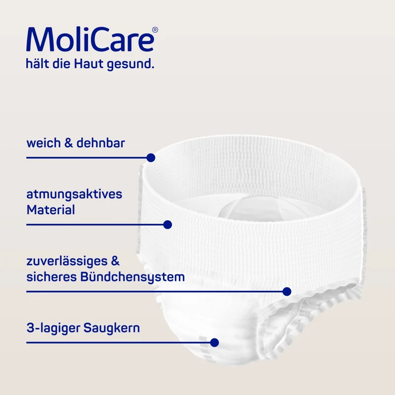 MoliCare Premium Mobile Inkontinenzhosen 10 Tropfen, Größe XL