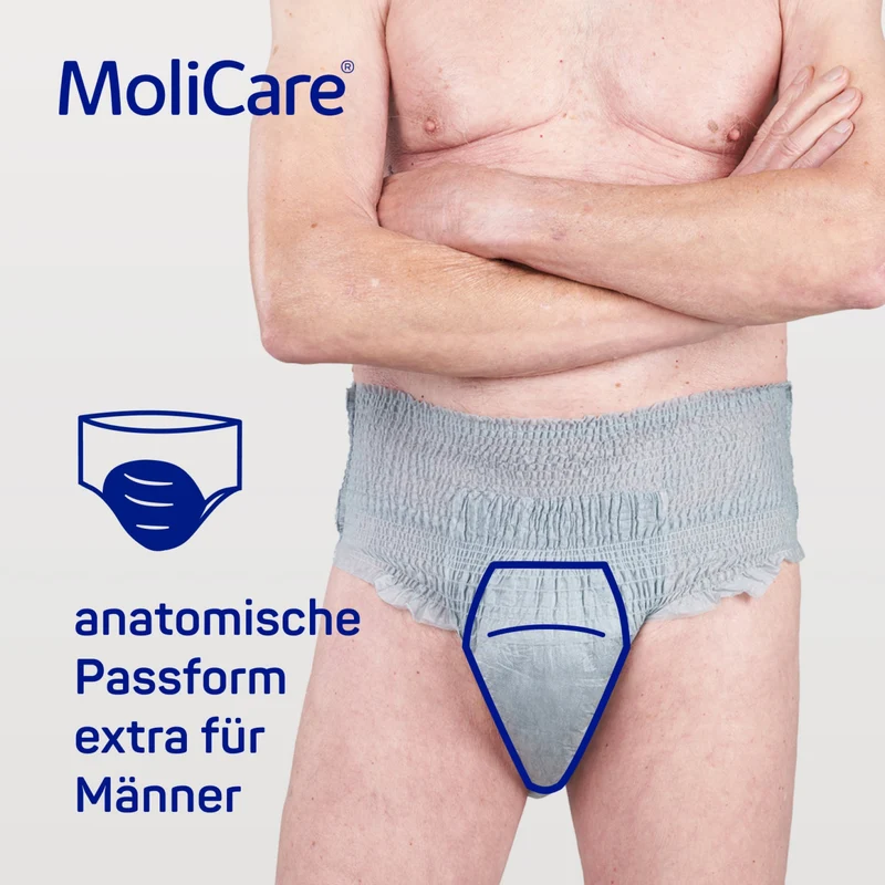MoliCare Premium Men Pants Inkontinenzslip, 7 Tropfen