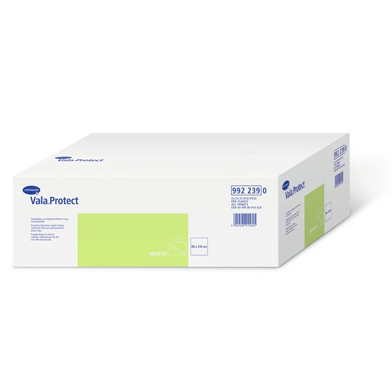 Hartmann Vala®Protect special Schutzlaken 80 cm, fadenverstärkt