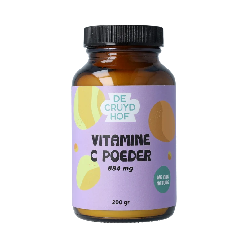 De Cruydhof De Cruydhof Vitamine C poeder, 200 gr 200.00 Gram