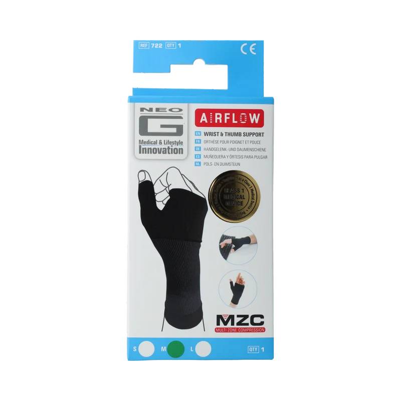 Neo G Airflow wrist & thumb support M 1.00 Stuks