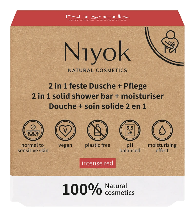Niyok 2 in 1 shower intense red 80.00 Gram