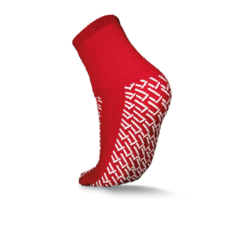 AMPri ECO-PLUS Antirutschsocken in Rot, Unisize