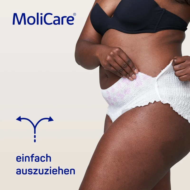 MoliCare Premium Lady Pants Inkontinenzslips, 5 Tropfen, Größe L