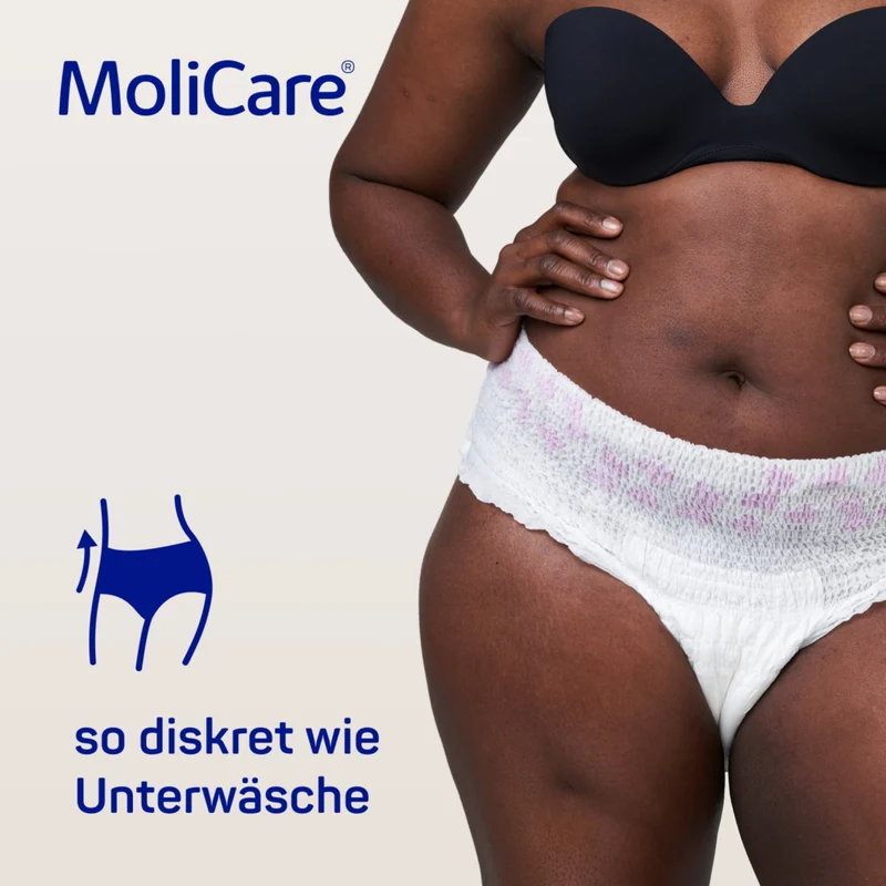 MoliCare Premium Lady Pants Inkontinenzhosen 7 Tropfen, Größe L