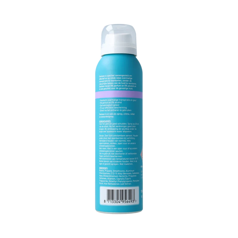 Deoleen Deodorant spray intense gevoelige huid 150.00 Milliliter