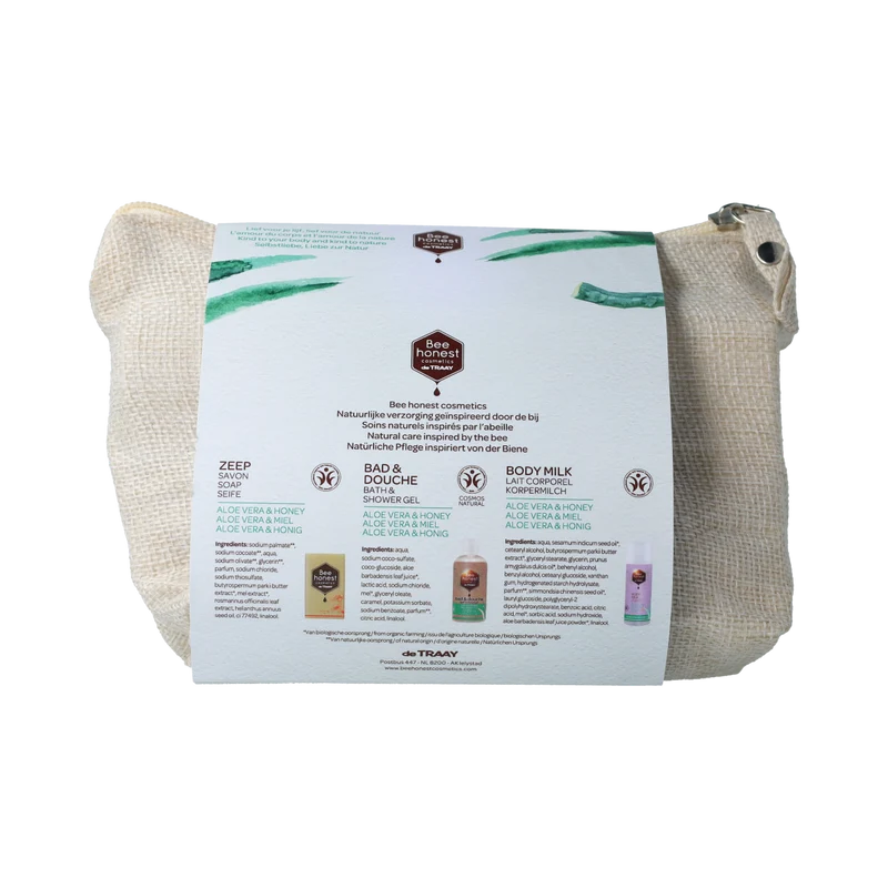 Traay Bee Honest Geschenkverpakking aloe vera 1.00 Set