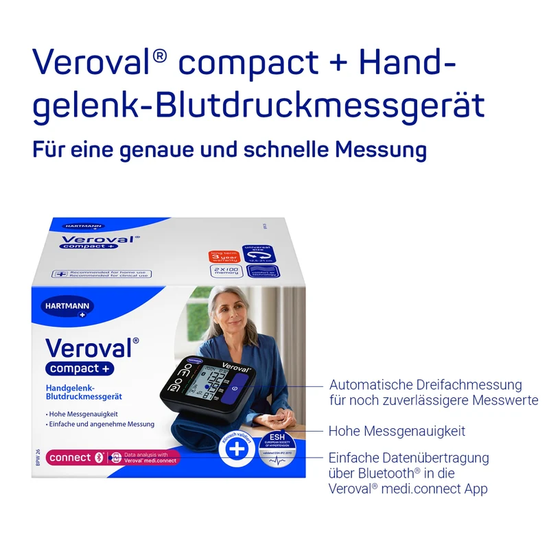 Veroval COMPACT Plus Handgelenk-Blutdruckmessgerät