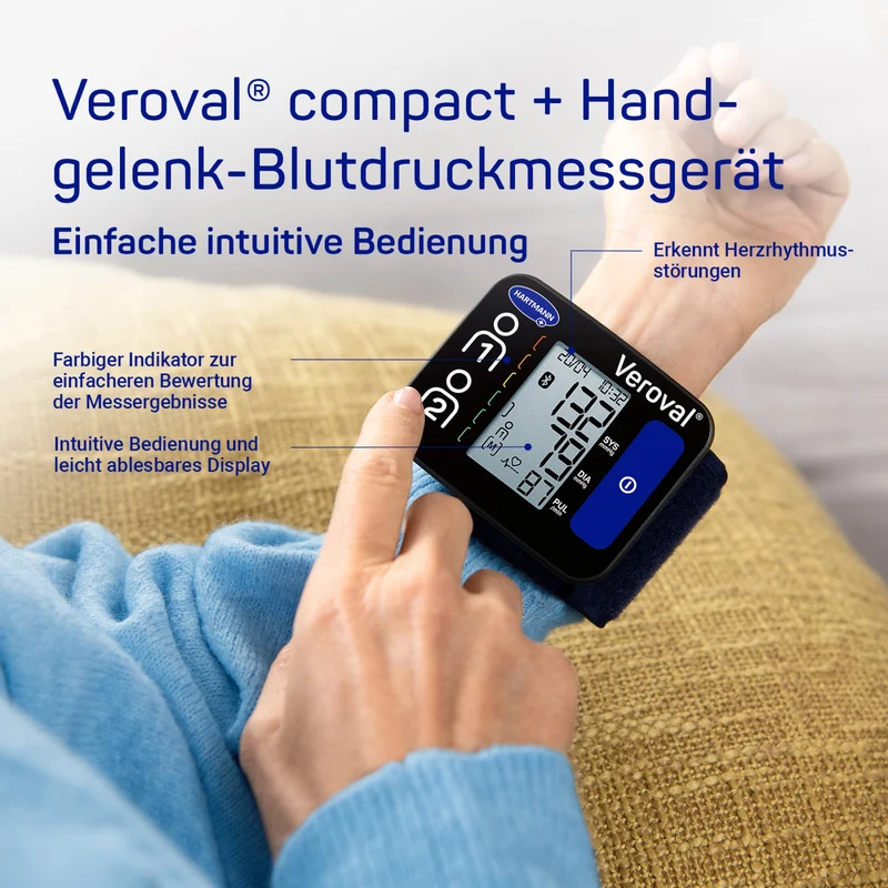 Veroval COMPACT Plus Handgelenk-Blutdruckmessgerät