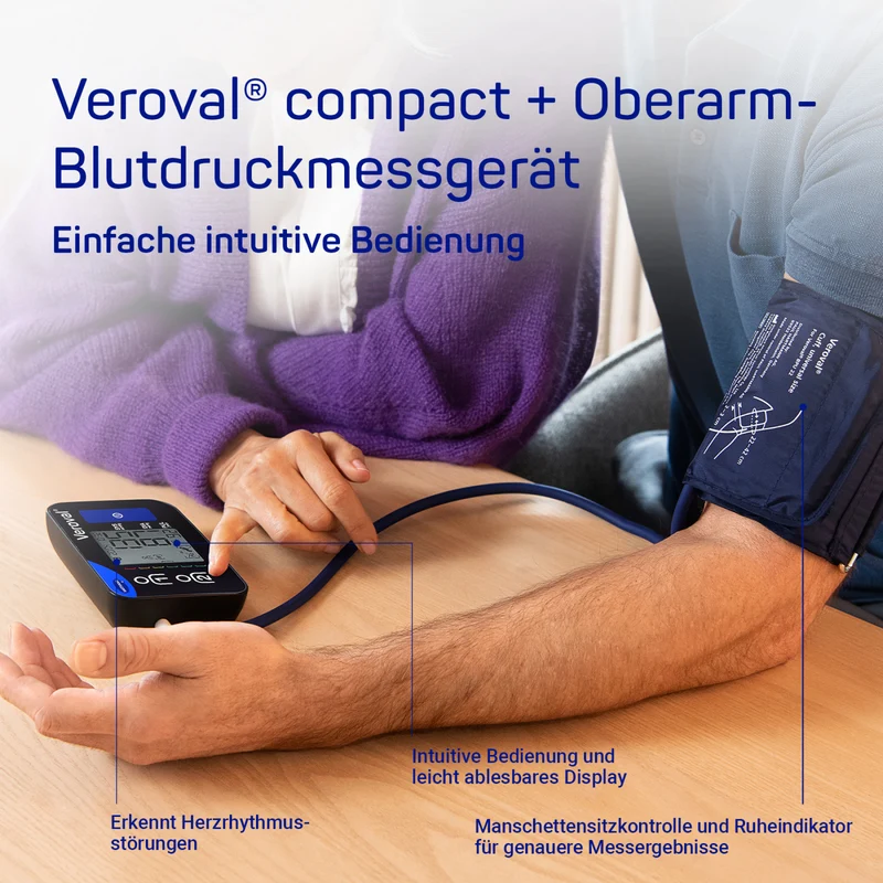 Veroval COMPACT Plus Oberarm-Blutdruckmessgerät