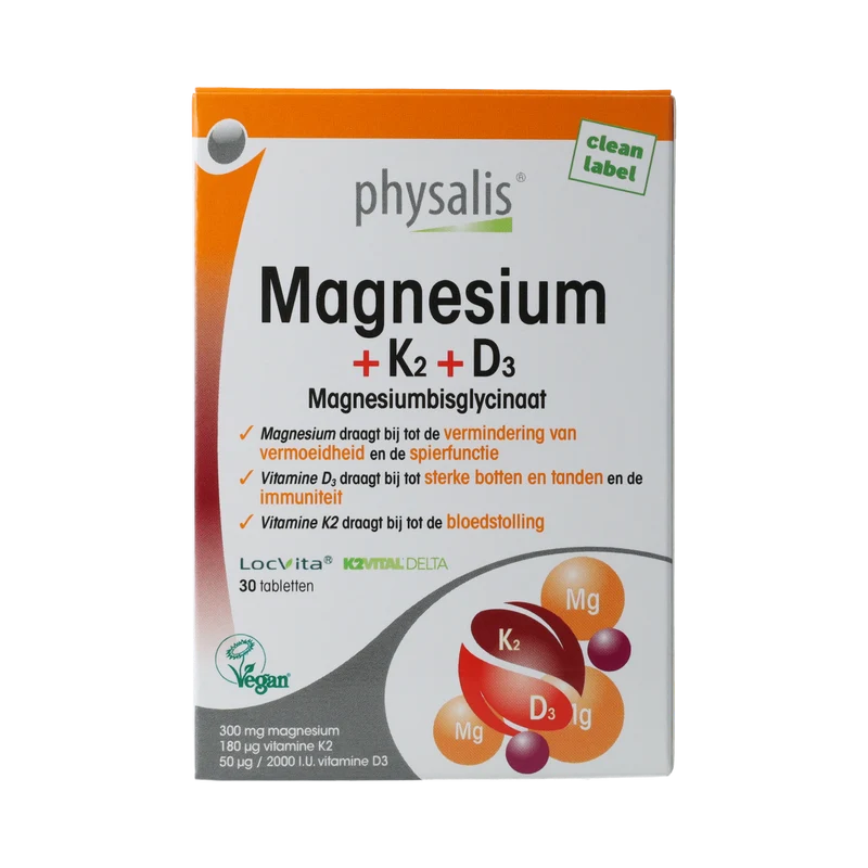 Physalis Magnesium + K2 + D3 30.00 Tabletten