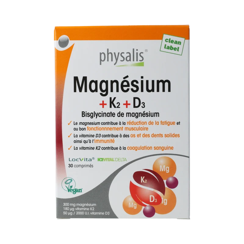 Physalis Magnesium + K2 + D3 30.00 Tabletten