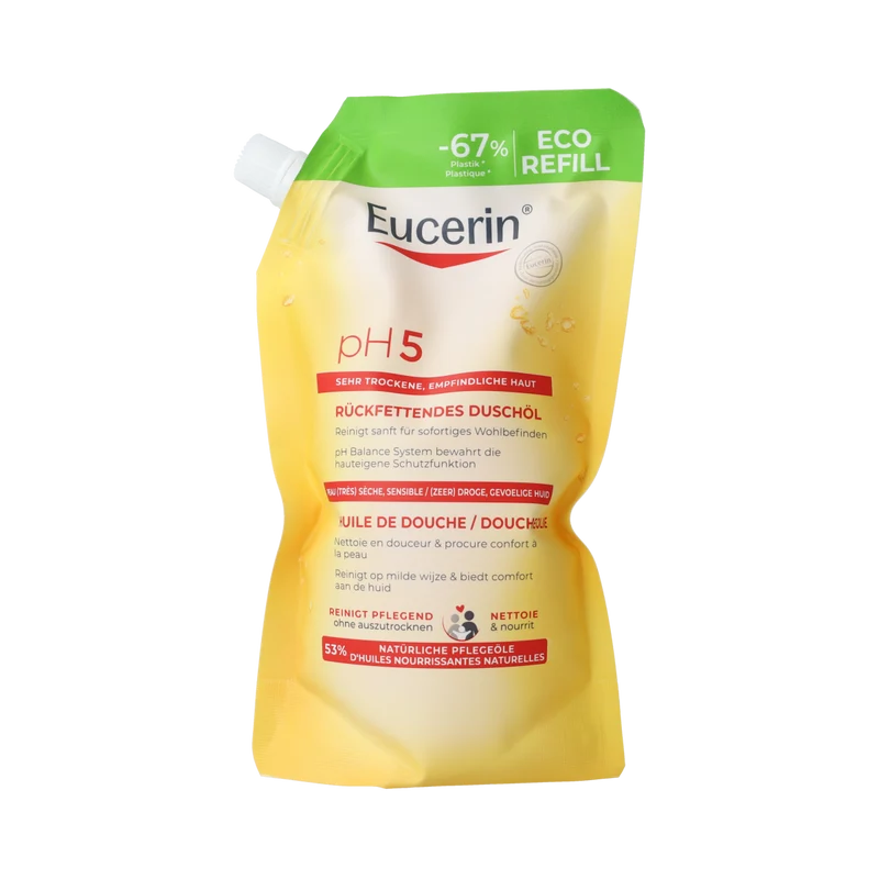 Eucerin PH5 Doucheolie navulling 400.00 Milliliter