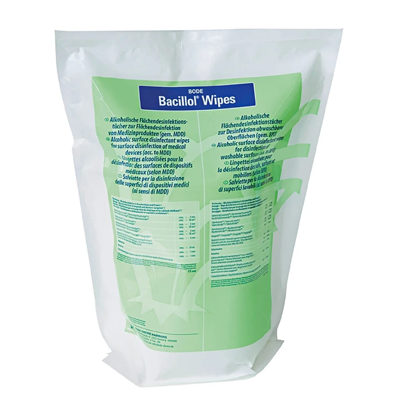 BODE Bacillol Wipes Desinfektionstücher (90 Tücher) 4 Beutel