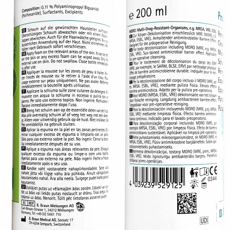 B. Braun Prontoderm MRSA Kit, kompaktes Reinigungsset