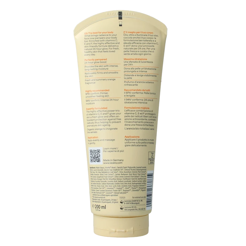 Lavera Bodylotion glow by nature bio 200.00 Milliliter