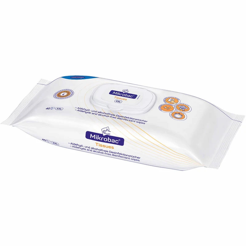 BODE Mikrobac Tissues XXL Desinfektionstücher, alkoholfrei, extra groß