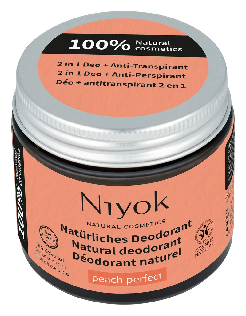 Niyok deo/antitranspirant peach perfect 40.00 Milliliter