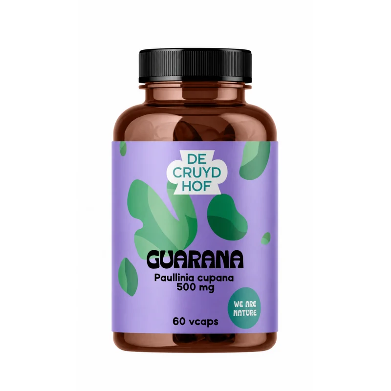 De Cruydhof De Cruydhof Guarana bio 60.00 Vegetarische capsules