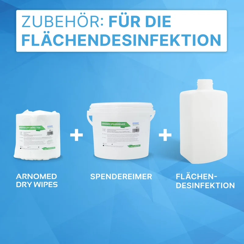 ARNOMED Dry Wipes Vliestuchrolle, weiß, saugstark, 28 x 30 cm