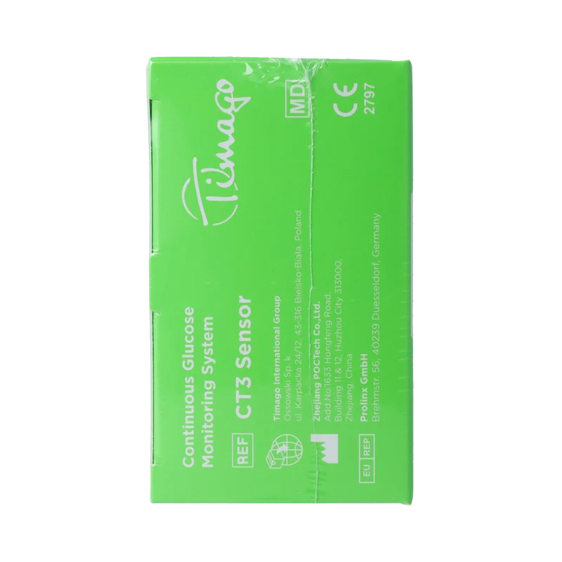 Yuwell Anytime Glucose Sensor CT3 (voor 14 dagen) 1.00 Stuks