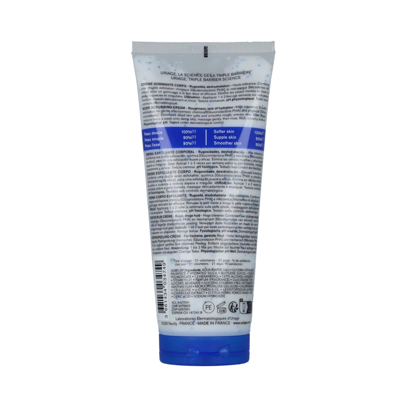 Uriage DERM-PHY CREME GOMMANTE CORPS 200.00 Milliliter