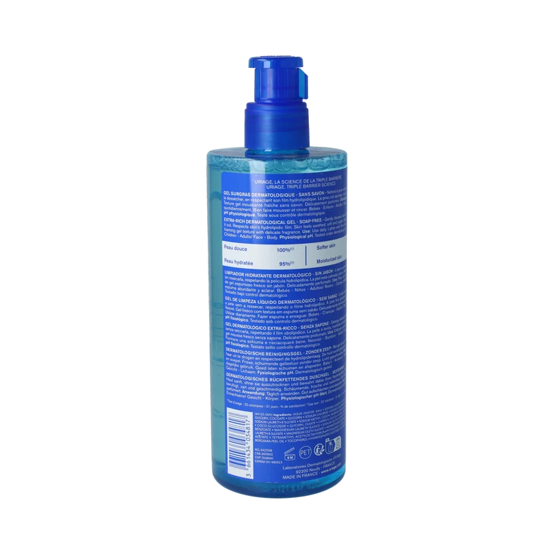Uriage DERM-PHY GEL SURGRAS DERMATOLOGIQUE 500.00 Milliliter