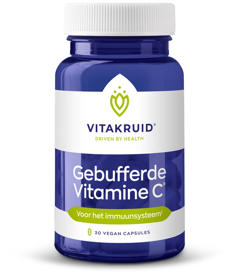 Vitakruid Gebufferde Vitamine C met oa Zink OPC Quercetine 30.00 Vegetarische capsules
