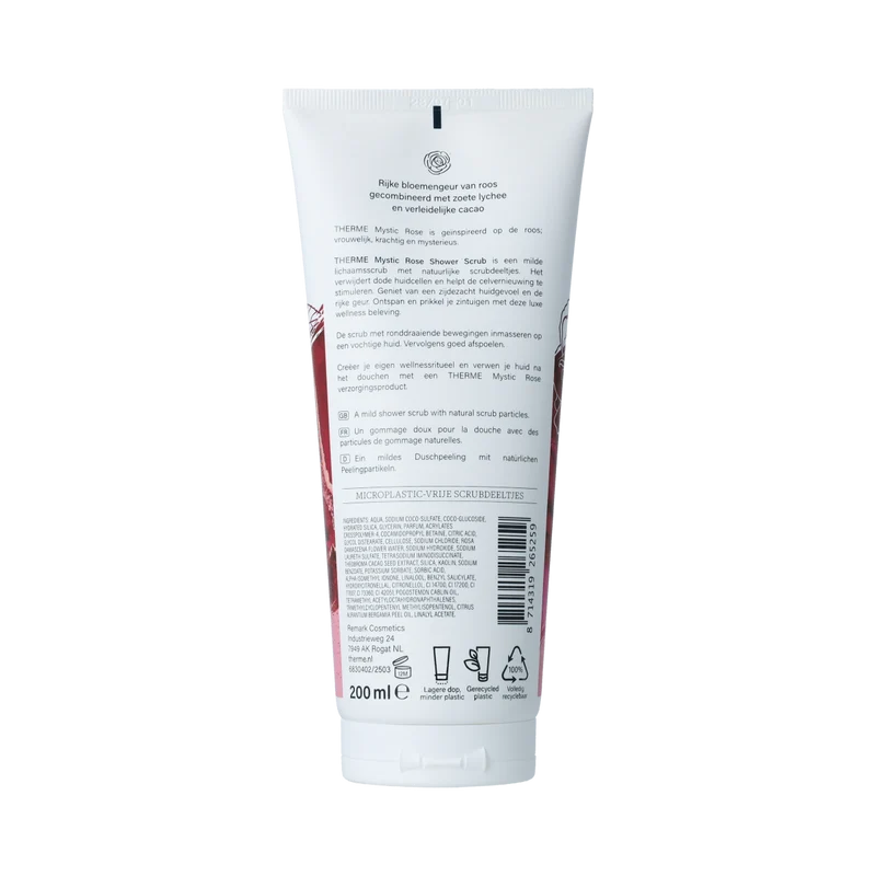 Therme Therme Mystic Rose Shower Scrub 200.00 Milliliter