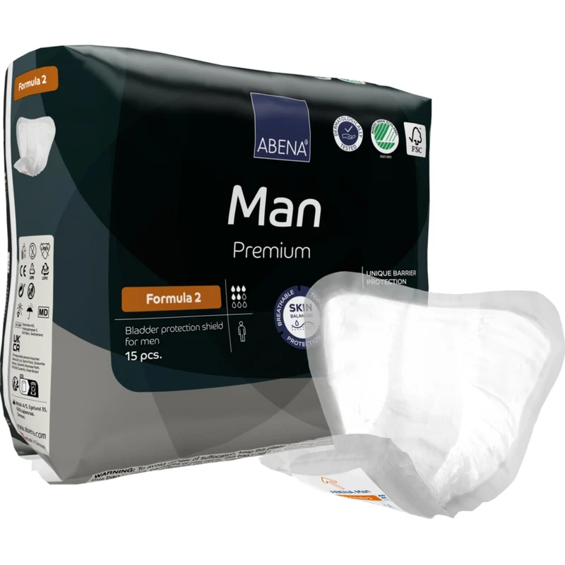 ABENA® Man Premium Formula 2 Inkontinenzhosen, grau