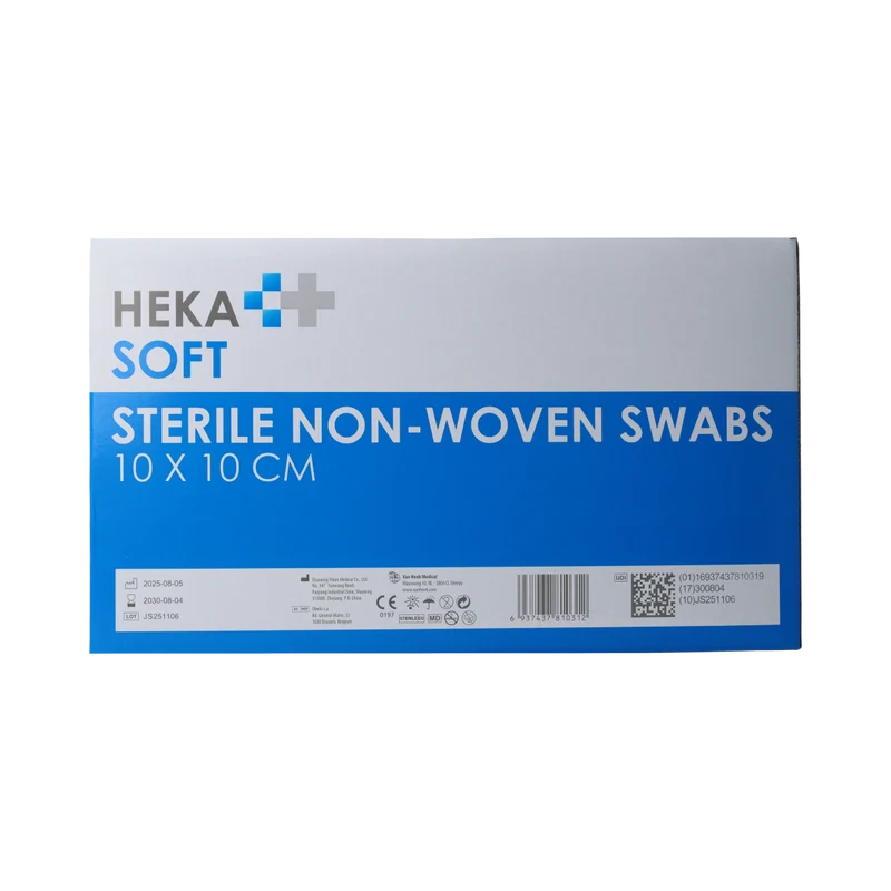 Heka Soft Non-woven kompres 10 x 10cm 100.00 Stuks