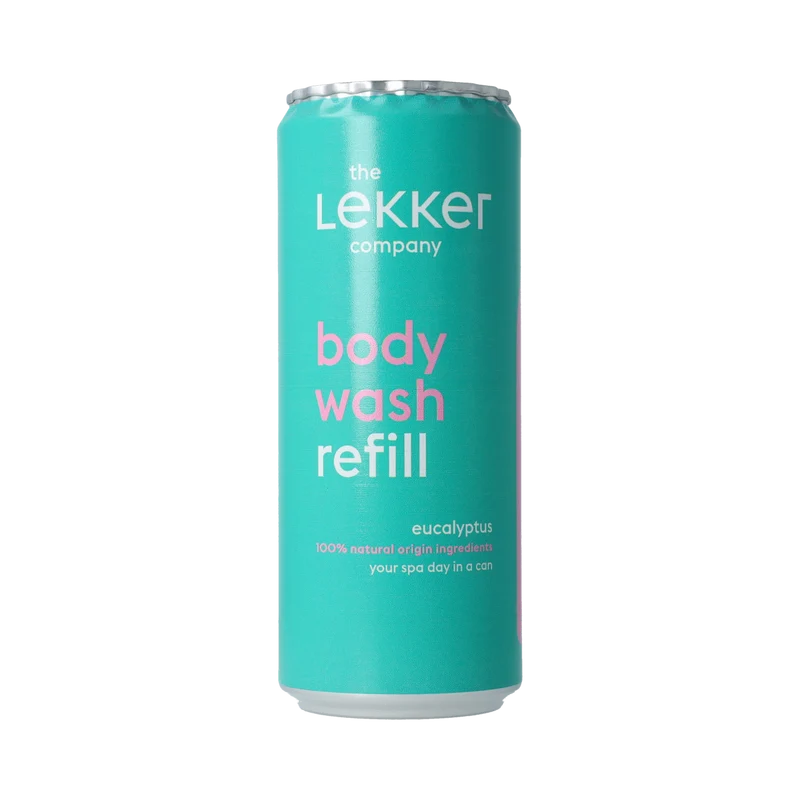 Lekker Company Body wash refill eucalyptus 330.00 Milliliter