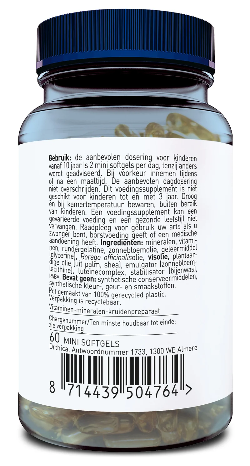 Orthica Multi Tiener 60.00 Softgels