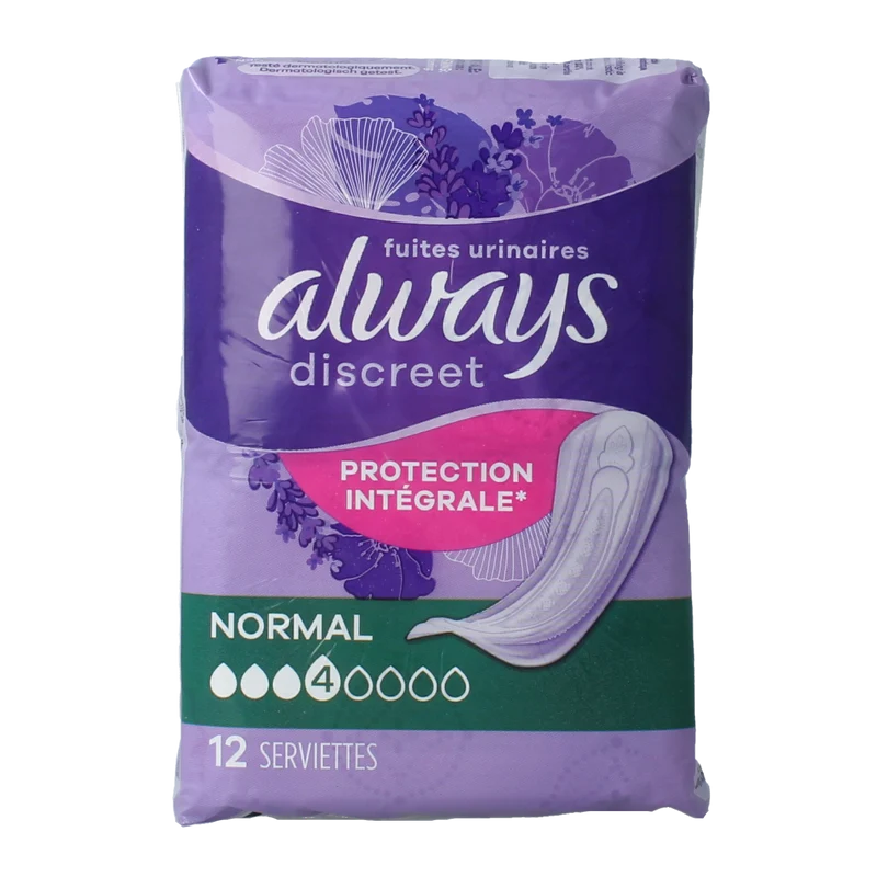 Always Discreet verband normaal 12.00 Stuks