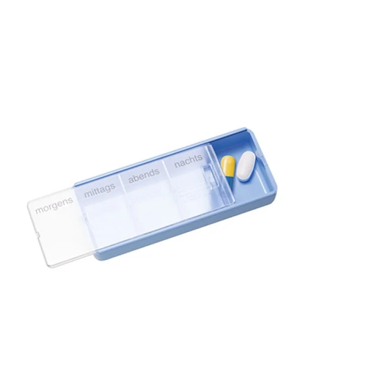 Lifemed Tabletten Komplett Set Medikamentenspender – 1 Set blau
